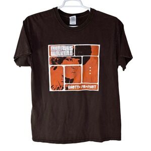 Charles Walker Band Ghetto Prophet Shirt Men‎ Large Brown Album Graphic Funk R&B